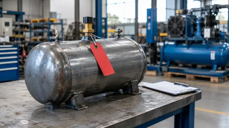 La saldatura del serbatoio non regge e il compressore va richiamato